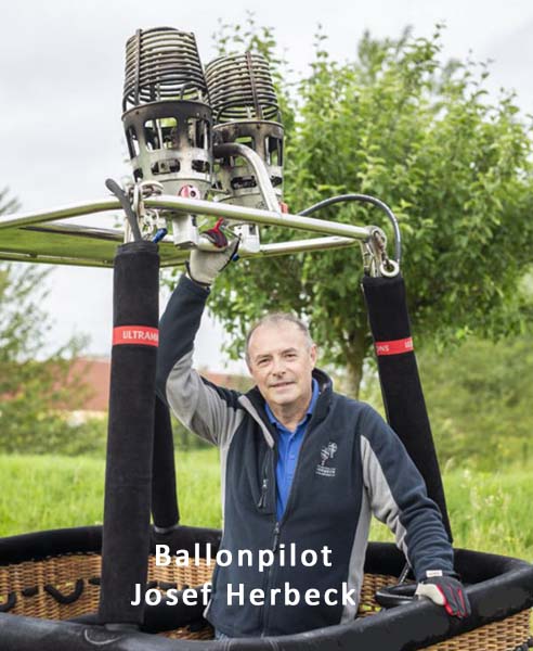 Ballonpilot Josef Herbeck